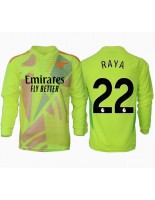 Moške Nogometnih dresov Arsenal David Raya #22 Vratar Domači 2024-25 Dolgi rokavi